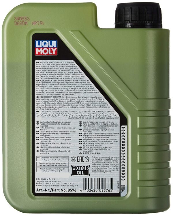 Liqui Moly Molygen New Gener­a­tion 5W-40 - Image 2